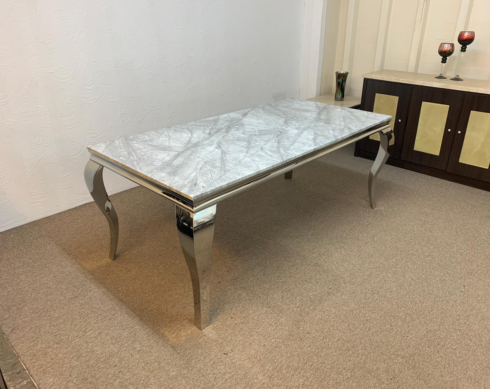 Vienna grey marble dining table store